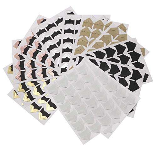 Penta Angel 12 Sheet Color Photo Corner Stickers