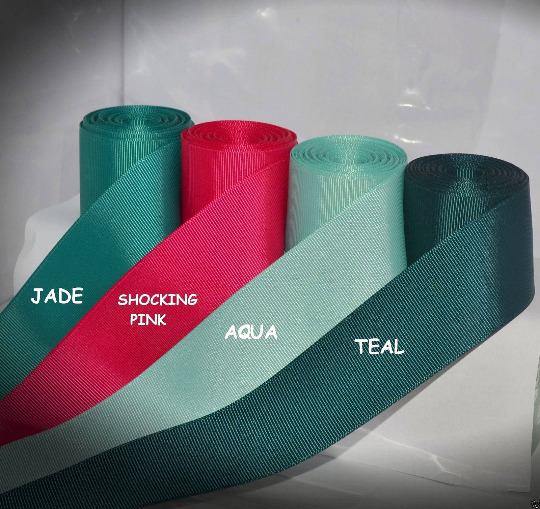 1 Color Solid Grosgrain Ribbon Bulk Wholesale