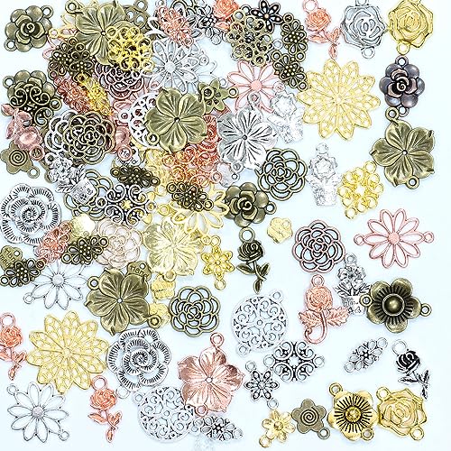 Assorted Metal Charms for Jewelry Making 100g