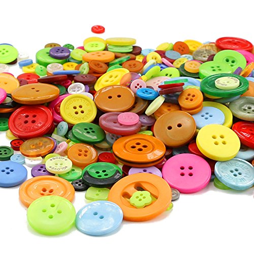 800 Resin Buttons for Sewing and Crafts