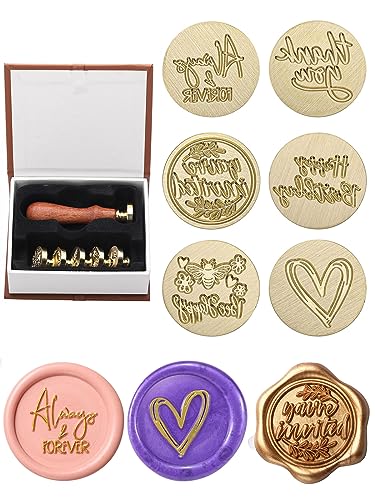 Blessing Wax Seal Stamp Kit, 6 Pieces