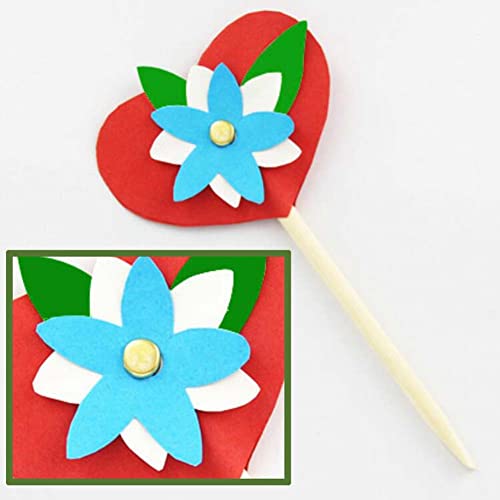 Multicolored Metal Brads for DIY Scrapbooking - 100pcs (8mm x 12mm)