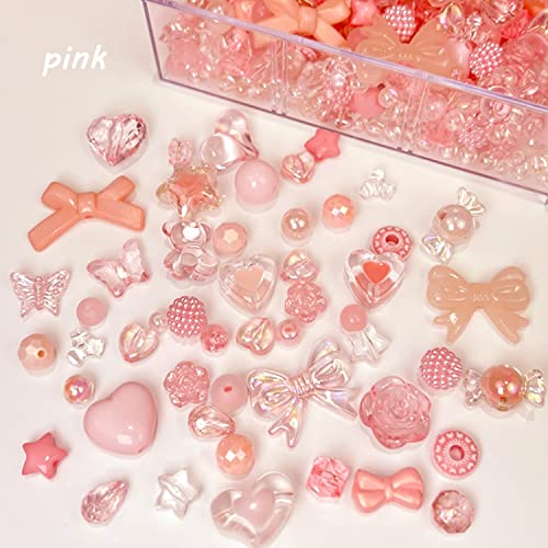Assorted Acrylic Beads for Jewelry Making