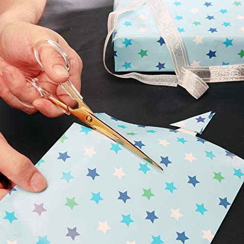 Clear & Gold Acrylic Scissors Set - 2 Pieces