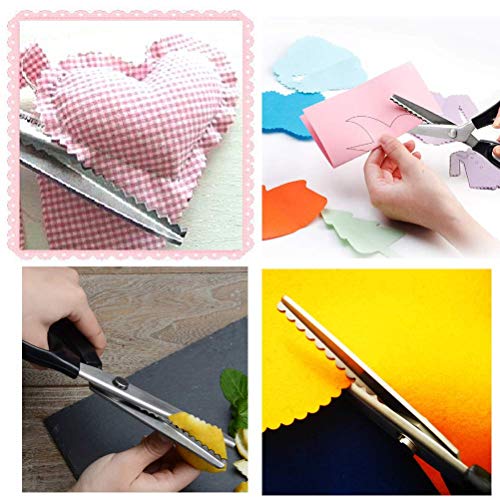 Zig-Zag Pinking Shears - Stainless Steel, Scalloped (10mm)