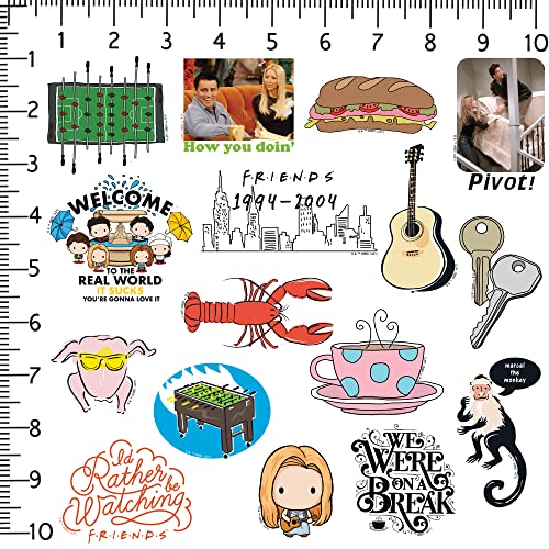 100 Friends Vinyl Stickers - Scrapbooking, Laptop, Skateboard