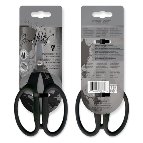 7 Inch Mini Snips - Non Stick Scrapbooking Scissors