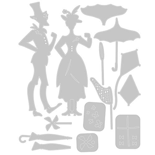 Tim Holtz 14-Pack Park Thinlits Die Set