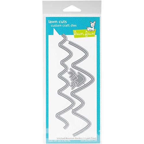 Stitched Mountain Borders for Scrapbooking by Lawn Fawn