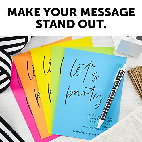 Bright Blue Cardstock Paper - 320 Sheets!