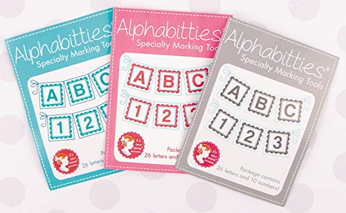 Pink ALPHABITTIES Scrapbooking Labels - 1 Count
