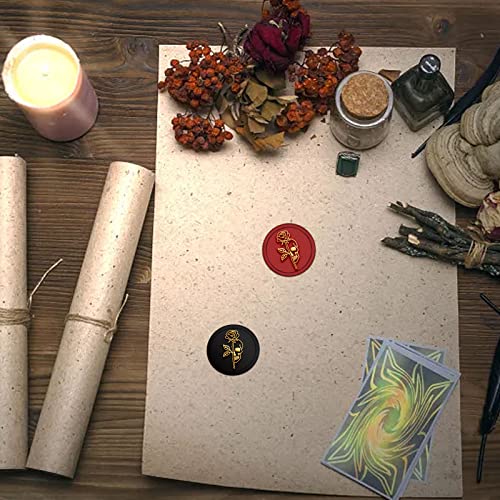 Skull Flower Wax Seal Stamp for Scrapbooking