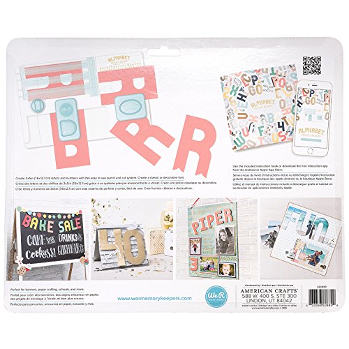 Alphabet Punch Board by We R Memory Keepers