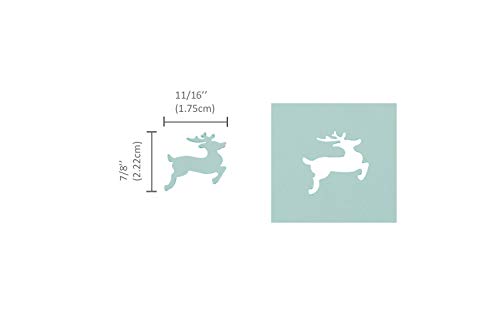 Christmas-themed 1-inch Reindeer Lever Punch for Scrapbooking