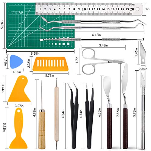 28-Piece Vinyl Weeding Tools Kit for Scrapbooking