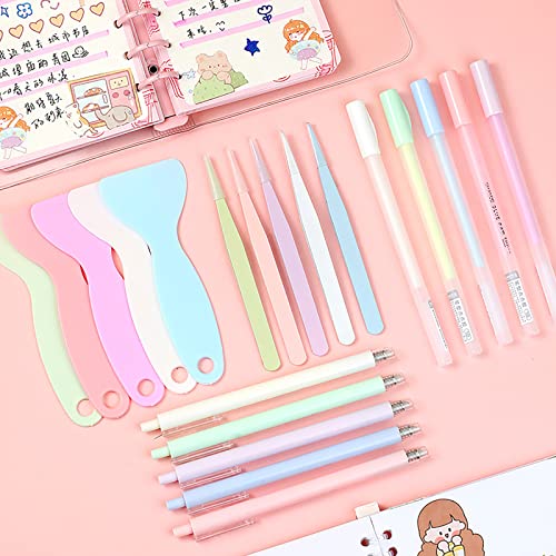 Doraking Scrapbooking Tools Set: Glue, Tweezer, Shovel, Cutter