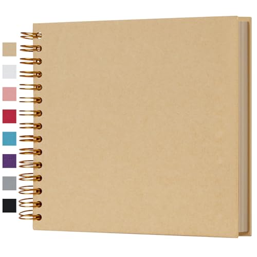 8x8 Inch DIY Scrapbook Photo Album - Yellow