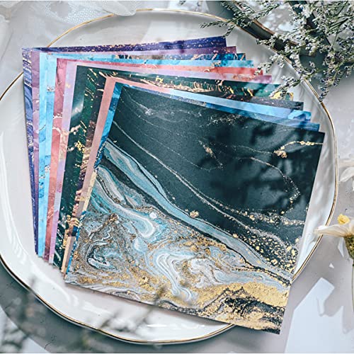 Marble Scrapbooking Paper Pad for DIY Crafts