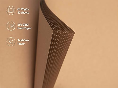 8x8 Inch DIY Scrapbook Photo Album - Yellow