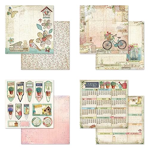 Stamperia Intl Scrapbooking Paper, 10-Pack in Multi-Colors