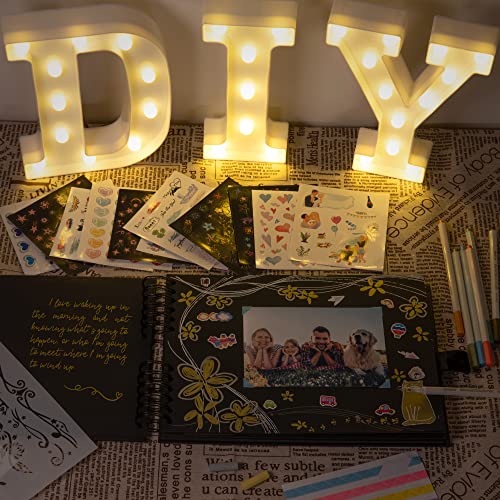 Large DIY Handmade Scrapbook for Anniversary, Wedding, Travelling
