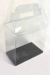 24 Clear Gable Boxes with Handles - 24 PCS