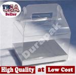 24 Pack Clear Gable Boxes with Silver Cards