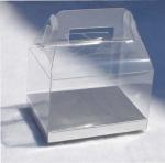 24 Pack Clear Gable Boxes with Silver Cards