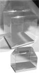 24 Pack Clear Gable Boxes with Silver Cards