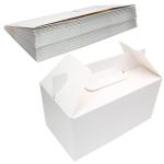 Biaungdo 30 Pack White Gable Boxes for Parties