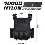 Quick Release Lightweight Tactical Training Vest