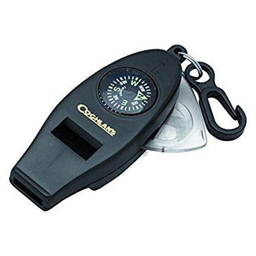 Two-Pack Survival Whistle for Emergencies - Black