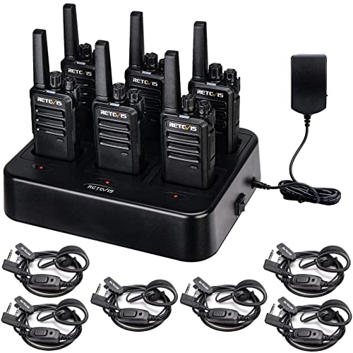 Retevis RT68 Walkie Talkies 6 Pack Rechargeable
