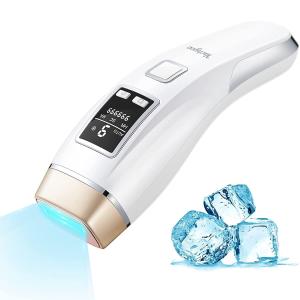 Home IPL Hair Removal Device with Ice Cooling