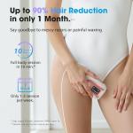 IPL Hair Removal Device with Ice Cooling for Women