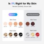 IPL Hair Removal Device with Ice Cooling for Women