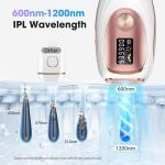IPL Hair Removal Device with Ice Cooling for Women