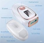 Painless IPL Laser Hair Removal Device, Rose Gold