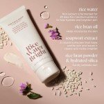 Vegan Rice Water Brightening Exfoliating Cleanser