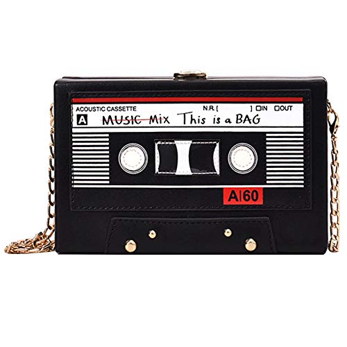 Vintage Radio-Shaped Retro Crossbody Bag