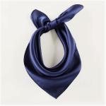 Pure Silk Solid Color Square Scarf 53cm