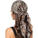 Leopard Print 35 Inch Silk Wrap Scarf