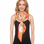 RIIQIICHY Silk-Like Printed Head Scarf 35