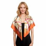 RIIQIICHY Silk-Like Printed Head Scarf 35