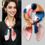 Light Pink 100% Mulberry Silk Square Scarf