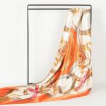 RIIQIICHY Silk-Like Printed Head Scarf 35