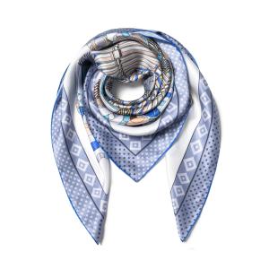 Large 100% Mulberry Silk Square Shawl Scarf