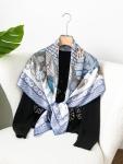 Large 100% Mulberry Silk Square Shawl Scarf