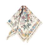 100% Mulberry Silk Large Square Scarf for Women
