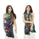 Large Mulberry Silk Scarf Shawl Wrap for Women